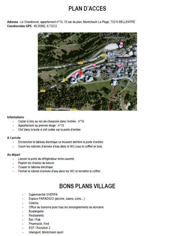 Appartement Montchavin La Plagne ภายนอก รูปภาพ